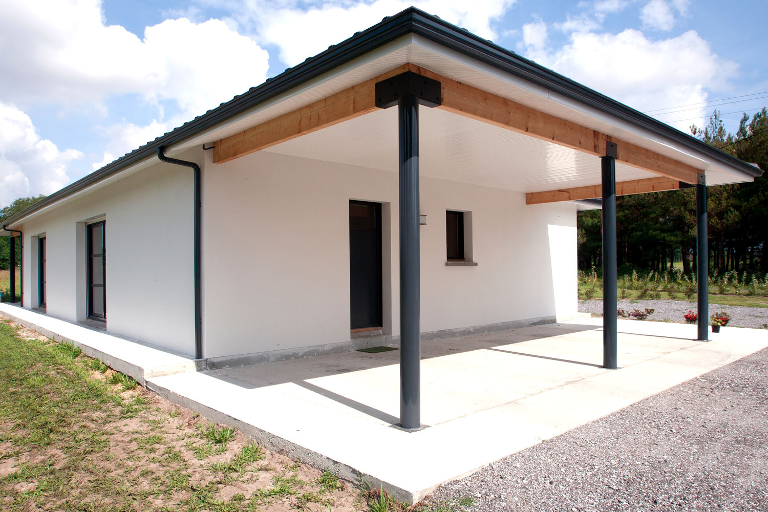 Gouttiere alu bassin marcheprime